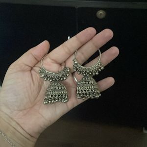 Like New Oxidised Jhumka