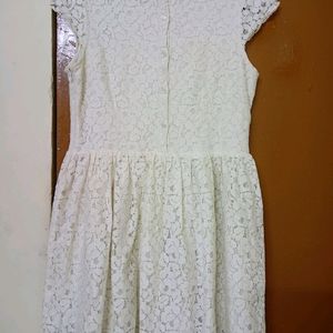 Sale!!!! Off White Net Mini Dress