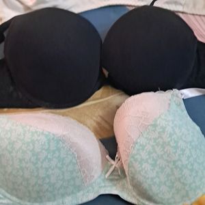 Combo Of  Five  Imported Fabric Bra  Hnm