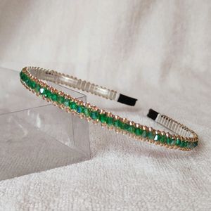 Crystal Hairbands With Golden Borders