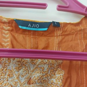 Ajio Brown Jacket Top