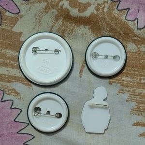 Unofficial BTS V, Jungkook And Suga Badges