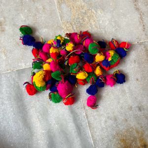 Colorful Pom Poms