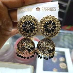 Black Traditional Jhumka