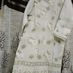 Chikankari Kurti Bought From Lucknow