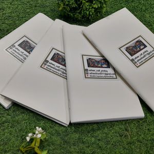 4 Notebooks Pin, 200 Pages Rulling Combo