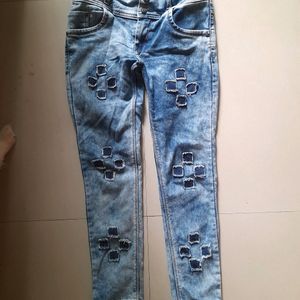 Stylish Denim Jeans Slim Skinny