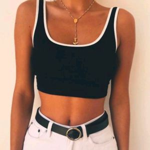 Cute Black Crop Top 💗