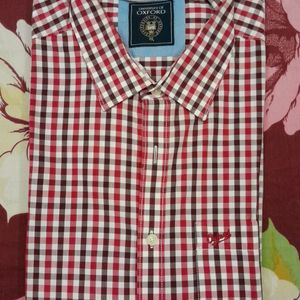 Red Checks Mens Shirt