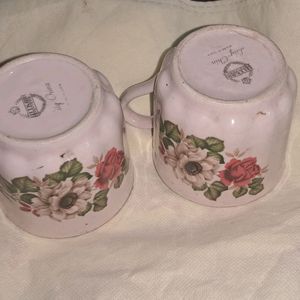 2 Vintage TeaCups Fo Collection.