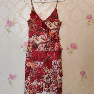 Floral High Low Dress