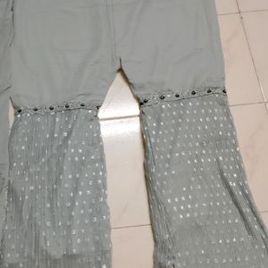 Semi Stitched Sharara