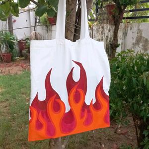 New Multi Flames Tote Bag