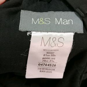 M&S Men's Black Pant