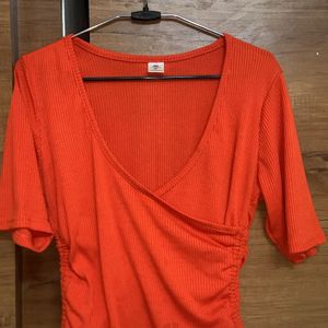 Orange  Stylish Top🧡