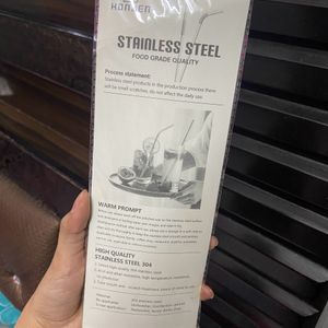 Stainless Steel Straw Set