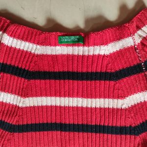 UCB Red Woolen Top