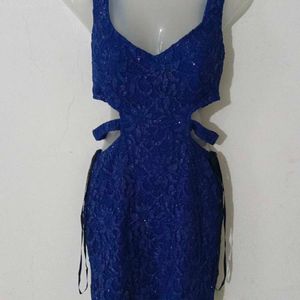 SEXIEST ROYAL BLUE SHIMMERY BODYCON