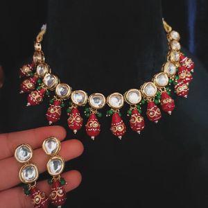 Kundan Minakari Set