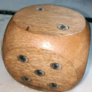 Vintage Wooden Big Dice