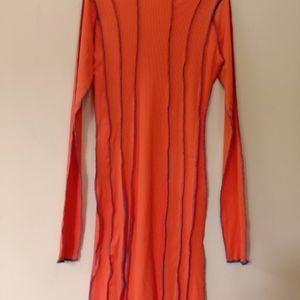 Urbanic By Savana Orange Bodycon Dress