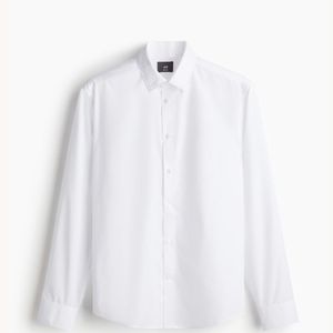 Hnm White Slim Shirt (authentic)