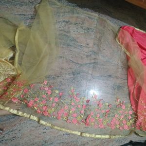 Saree New With Attached Blouse Piece