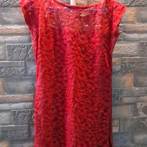 Red Kurta For Women