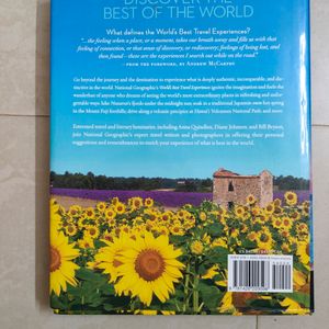 WORLD'S BEST TRAVEL EXPERIENCES Book (Cash Only)