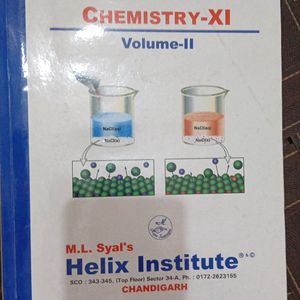 Chemistry XI Volume-2 (Helix Study Material)