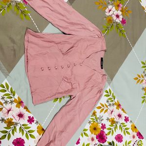 Corset Pink Top For Women