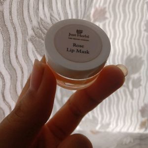 Just Herbs Rose Lip Mask.