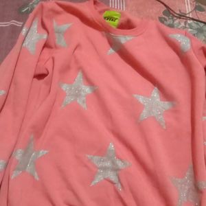 Pink Silver Star, Sweatshirt