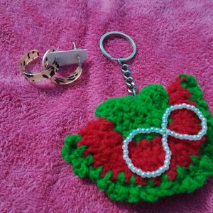 Keychain With Earings