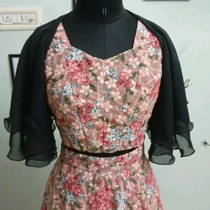 Corset Type Top With Skirt