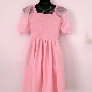 Pink Frill Dress