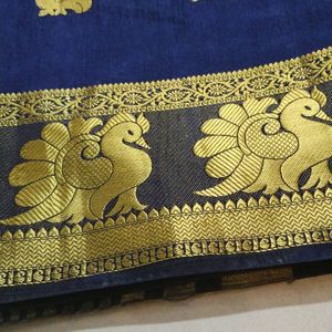 Beautiful Peacock Design Saree