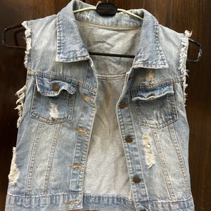 Cool Denim Crop Jacket