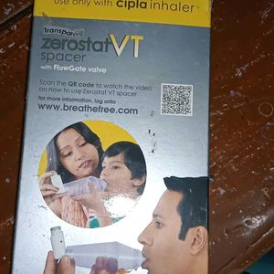 Cipla Inhaler Zerostat VT Spacer