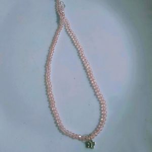 Beautiful Pink Crystal Necklace