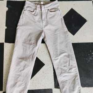 Beige Casual Jeans (Girl's)