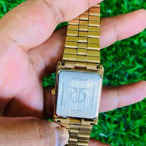 TITAN Golden Watch