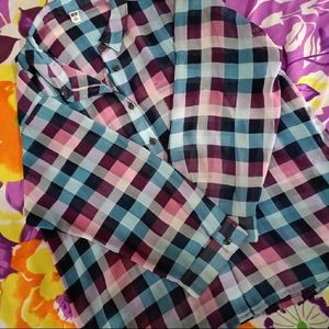 Checks Shirt For Women