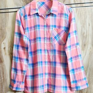 Pink Cotton Shirt Size-38