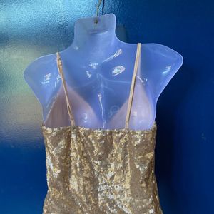 Golden Partywear Top🥰#partywear #top #tunic