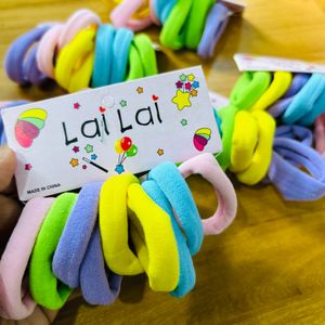 Cute Pastel Colours Hair Ties