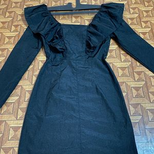 Korean Black Cute Dress Brand (H&M)