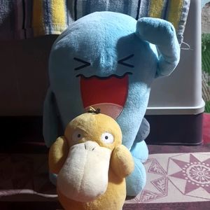 Pokemon SOFT TOY - PSYDUCK AND Wobbuffet