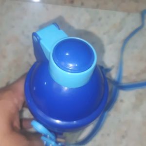 Unused Cinderella Water Bottle Blue