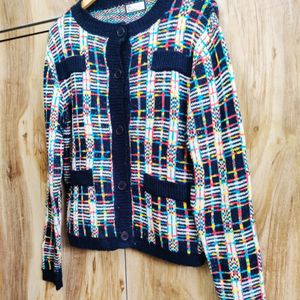 Multicolour Cardigan Size-42-44